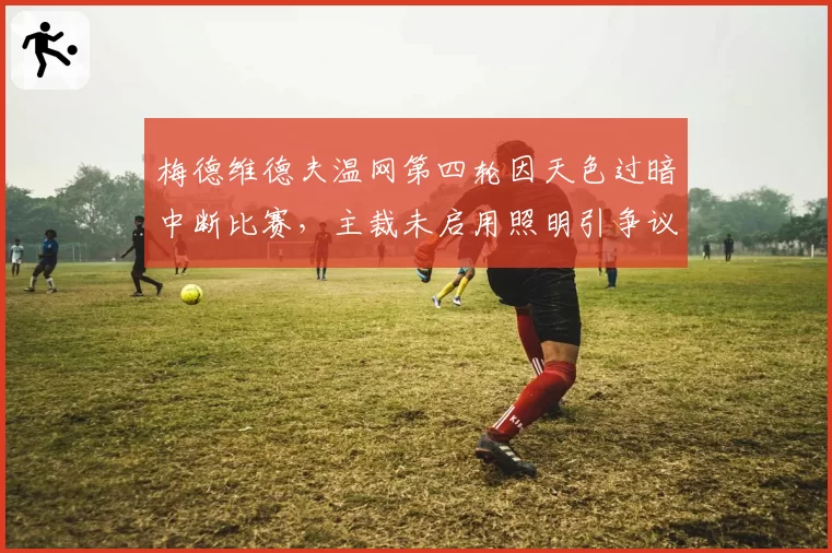 梅德维德夫温网第四轮因天色过暗中断比赛，主裁未启用照明引争议