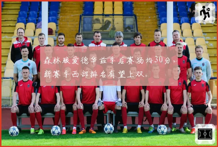 森林狼爱德华兹季后赛场均30分，新赛季西部排名有望上双。